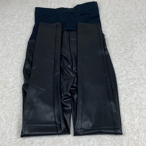 Spanx Mama Faux Leather Leggings - Picture 5 of 8